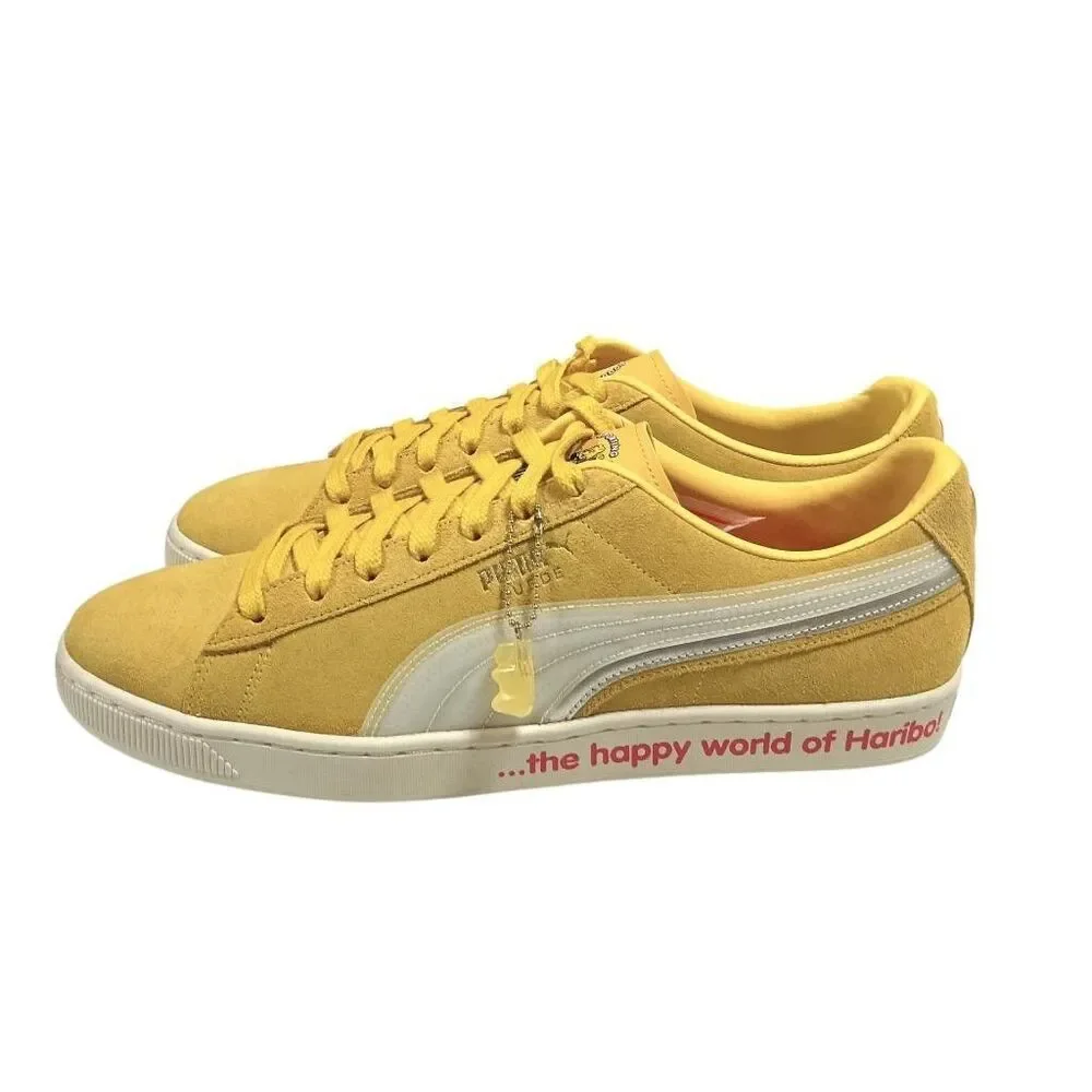 Puma Suede Triplex Haribo Sneakers Men 14 Mimosa Whisper White 382560 01 NEW